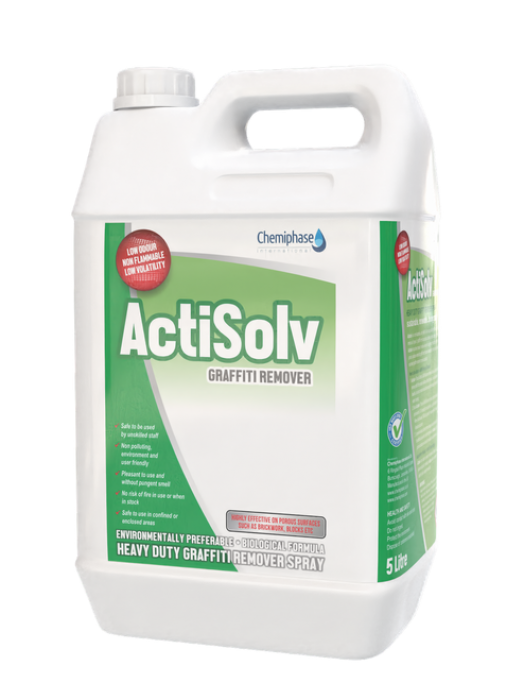 GRA400  ActiSolv Heavy Duty Graffiti Remover Spray Porous 5L