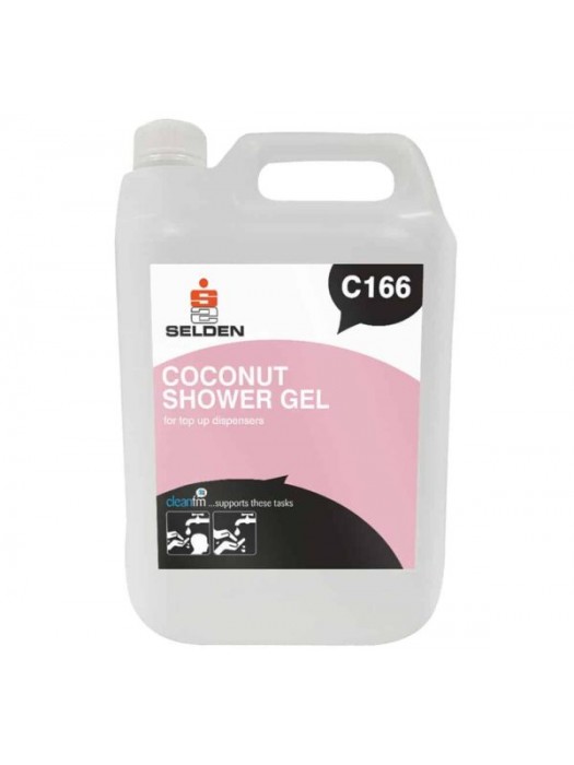 Selden C166 Hair and Body Coconut Shampoo 5L – SEL190