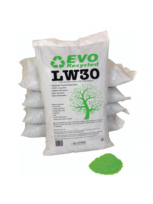 Absorbent Wood Fibre for Oil / Diesel / Spills 30L (Packed on Pallets of 70)- SPI050