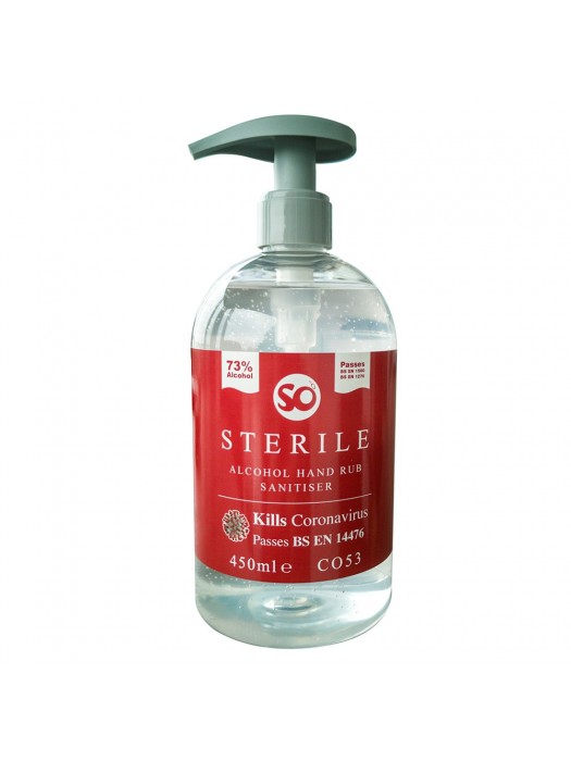 Selden C053 SO Sterile Hand Sanitiser 450ml (Packed in 6’s) - SOA420