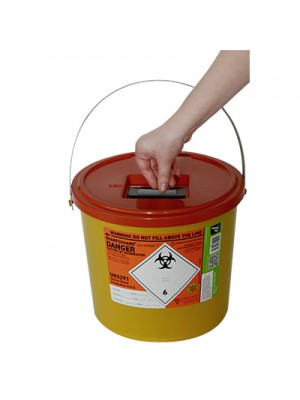 Sharps Syringe Needle Disposal Bin 7L (Packed in 40’s) - SHA008