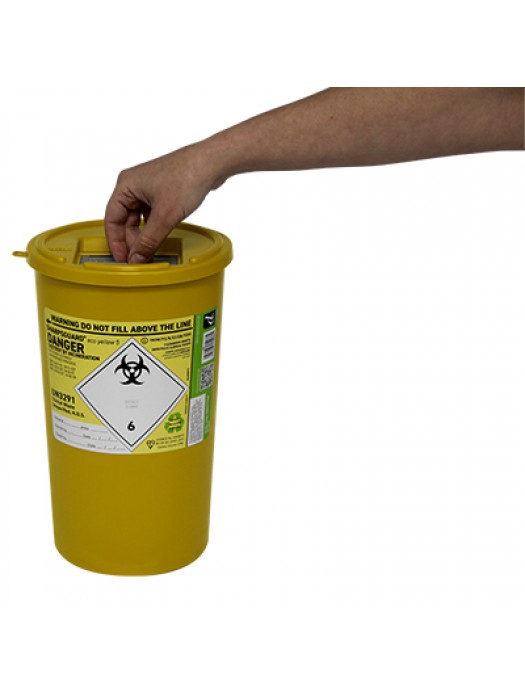 Sharps Syringe Needle Disposal Bin 5L (Packed in 48’s) - SHA021