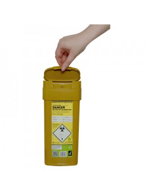Sharps Syringe Needle Disposal Bin 0.6L (Packed in 48’s)- SHA026