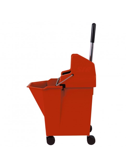 15L SYR Ladybug Mop Bucket with Wheels Wringer Red Blue Yellow Green - BUC030