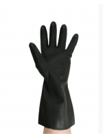 Black Industrial Rubber Gloves - GLO052