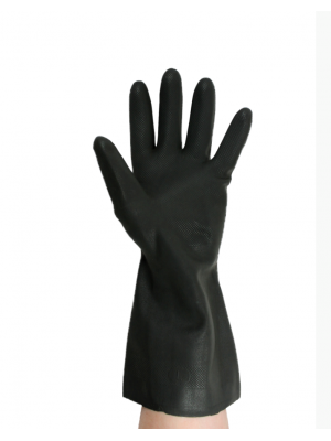 Black Industrial Rubber Gloves - GLO052 Black Industrial Rubber Gloves - GLO052