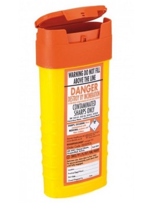 Sharps Syringe Needle Disposal Bin 0.6L (Packed in 48’s) - SHA002