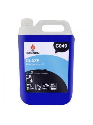 Selden C049 Glaze Glass VDU Cleaner 5L - SEL135 Selden C049 Glaze Glass VDU Cleaner 5L - SEL135