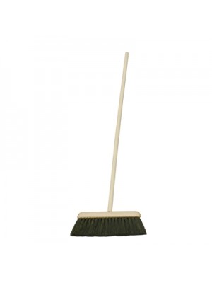 Medium Gumati Sweeping Brush Broom 12 inch 300mm with Handle - GUM002c