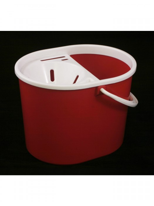 15L Lucy Plastic Mop Bucket Sieve Wringer Red Blue Yellow Green - BUC020