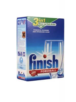 Finish Dish Washer Powerball 3in1 Tablets 100/Pk - DIS008