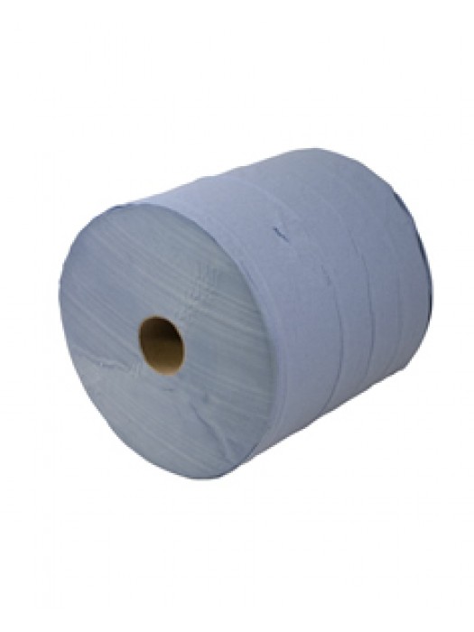 Forecourt Garage Paper Tissue Roll 2Ply Blue  Pack of 2 - PAP400