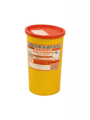 Sharps Syringe Needle Disposal Bin 5L (Packed in 48’s)- SHA020