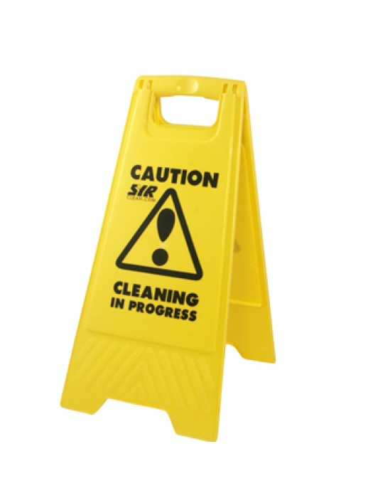 Wet Floor Caution Cleaning in Progress Warning Sign - SIG003