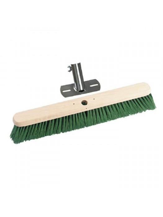 Stiff Poly Broom Brush 18” 450mm with Socket  - POL017