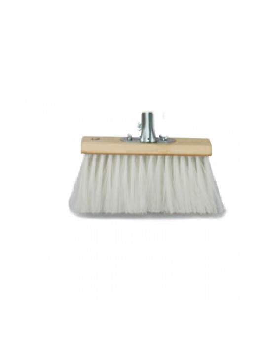Stiff Poly Yard Channel Broom Brush 13 inch 330mm with Socket  - POL071